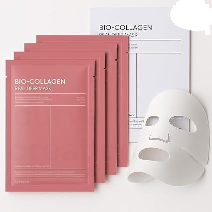 Bio-Collagen Real Deep Mask | Intense Hydration & Nourishment Facial Sheet Mask | Korean-Inspired Skincare for Soft, Smooth & Radiant-Looking Skin