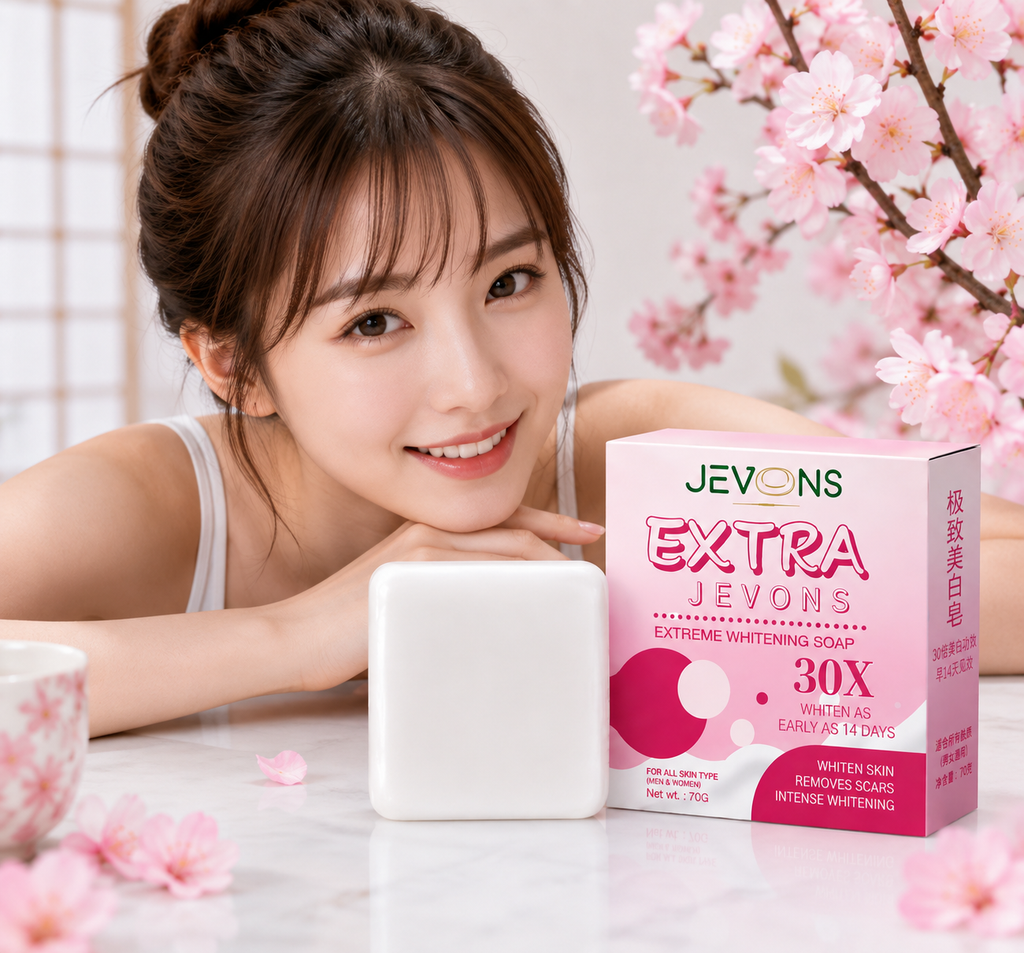 JEVONS Extreme Whitening Soap | Face & Body Brightening Bar