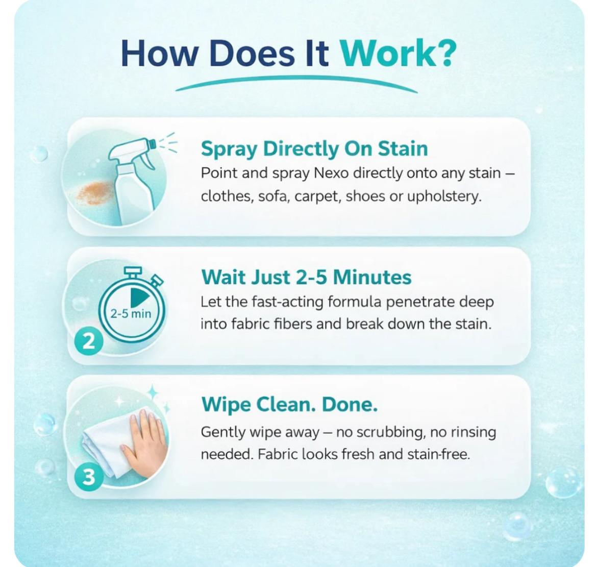 Colorful Cleaner 8-in-1 Fabric Stain Remover Spray | Instant Stain Removal for Clothes, Sofa, Carpet & Upholstery Powerful Multi-Surface Cleaner