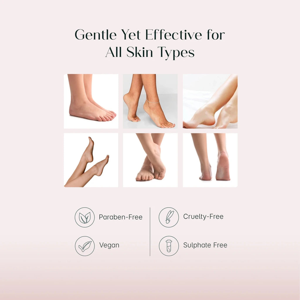 JEVONS Glycolic Acid Foot Peeling Mask | Exfoliating Foot Mask for Dry, Rough & Dead Skin | Soft & Smooth Feet Care | 1 Pair (40g)