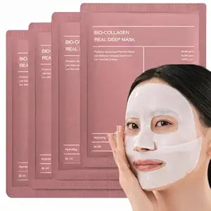Bio-Collagen Real Deep Mask | Intense Hydration & Nourishment Facial Sheet Mask | Korean-Inspired Skincare for Soft, Smooth & Radiant-Looking Skin