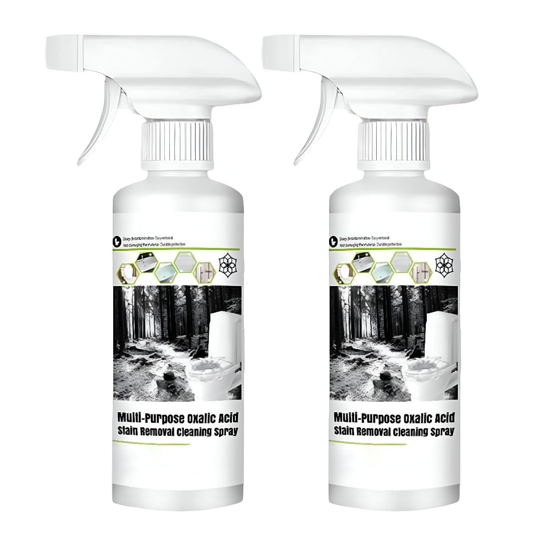 Oxalic Surface Cleaner Spray 200ml – Multi-Purpose Tile, Sink & Bathroom Cleaner | Powerful Stain & Hard Surface Cleaning Spray [pack of 2]
