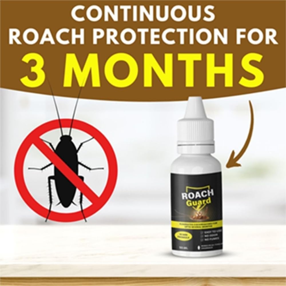 Anti Roach Gel Fast Acting Cockroach Killer | Odourless Kitchen Safe Pest Control Gel for Home