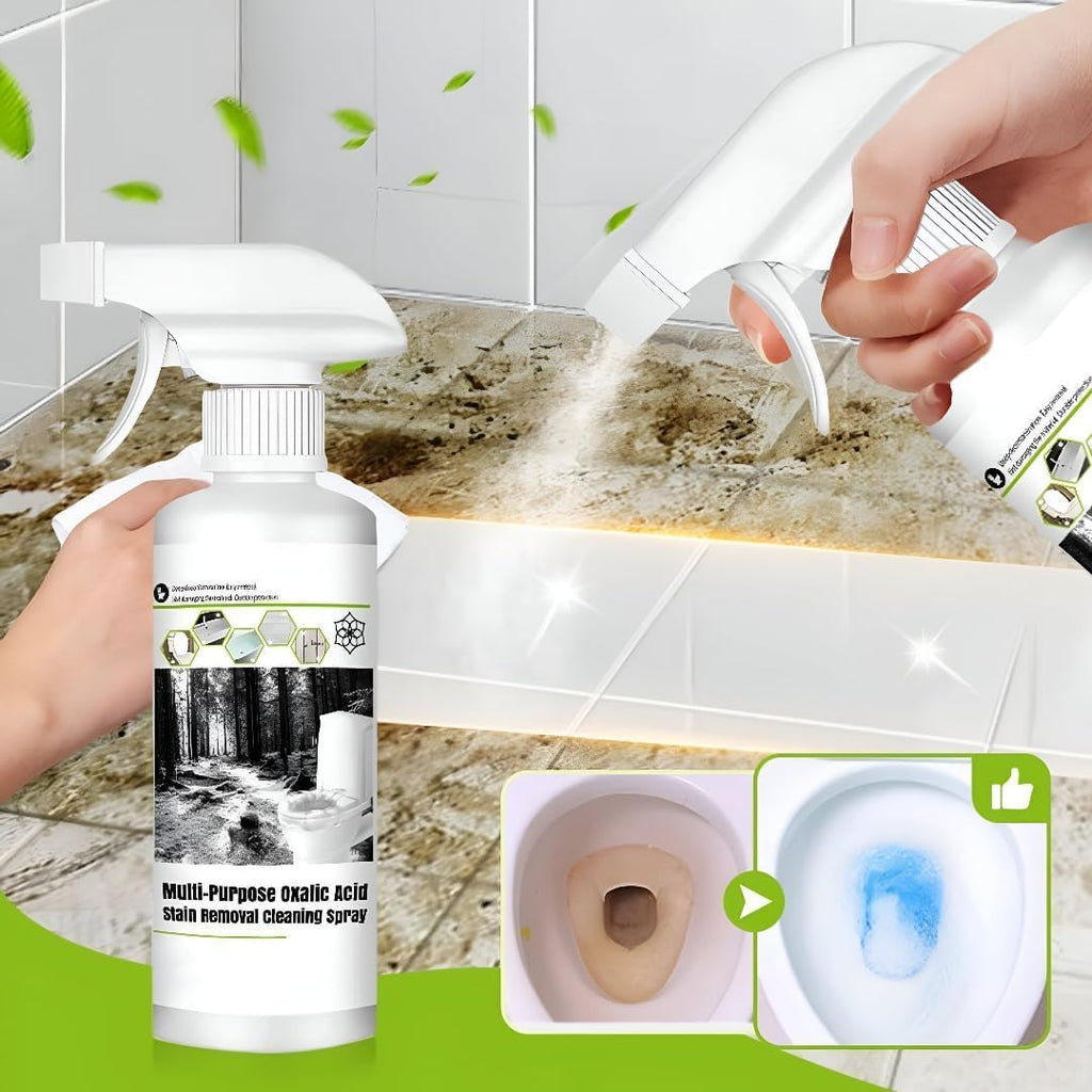 Oxalic Surface Cleaner Spray 200ml – Multi-Purpose Tile, Sink & Bathroom Cleaner | Powerful Stain & Hard Surface Cleaning Spray [pack of 2]