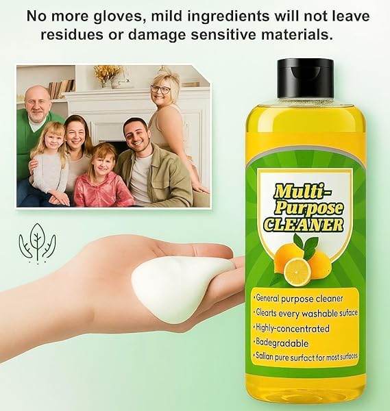 All Purpose Multifunctional Cleaning Lotion – Concentrated Multipurpose Cleaner Liquid | High-Performance Kitchen & Bathroom Cleaning Cream [pack of 4]