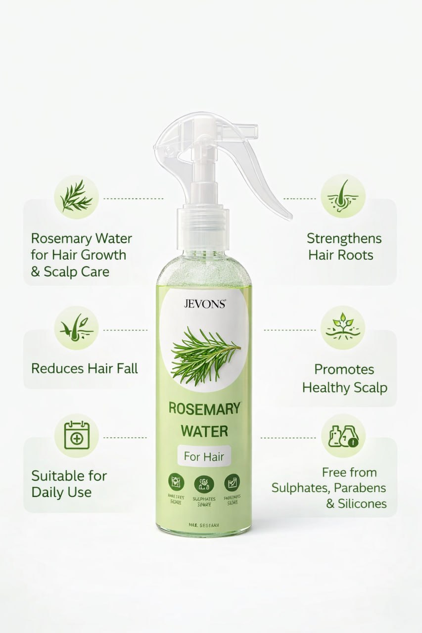 Rosemary Water Hair Spray 200ML  Hair Growth & Regrowth Expert | Natural Rosemary Spray for Strong, Thick & Healthy Hair [pack of 1]