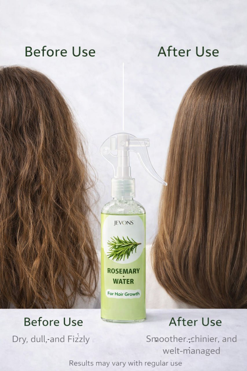 Rosemary Water Hair Spray 200ML  Hair Growth & Regrowth Expert | Natural Rosemary Spray for Strong, Thick & Healthy Hair [pack of 1]